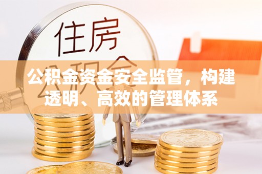 桦甸公积金资金安全监管，构建透明、高效的管理体系