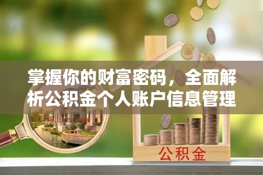 桦甸掌握你的财富密码，全面解析公积金个人账户信息管理