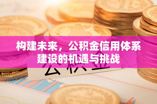 桦甸构建未来，公积金信用体系建设的机遇与挑战