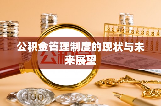 桦甸公积金管理制度的现状与未来展望